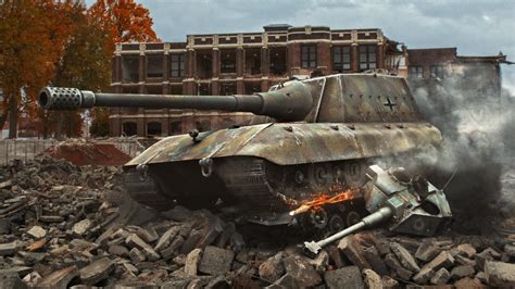 The Mighty Jagdpanzer E 100 Hd Wallpaper Hintergrund 1920x1080