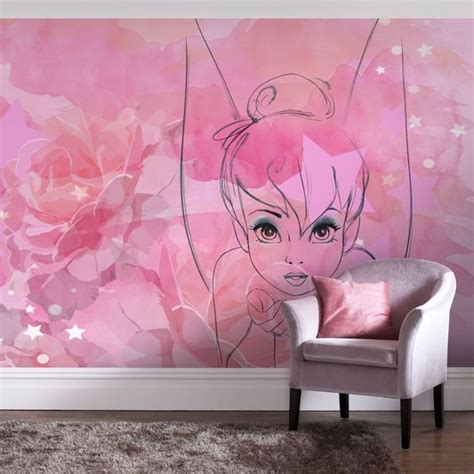 Tinkerbell toddler bed bedding, every little one of pixie dust in a. Disney's Tinkerbell Wallpaper Mural in 2020 | Fairy ...