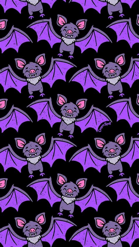 Cute Halloween Purple Wallpapers Wallpaper Cave