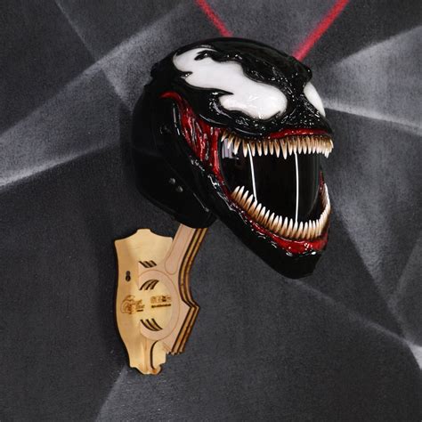 Venom Symbiote Motorcycle Helmet Dotandece Certified Free Etsy