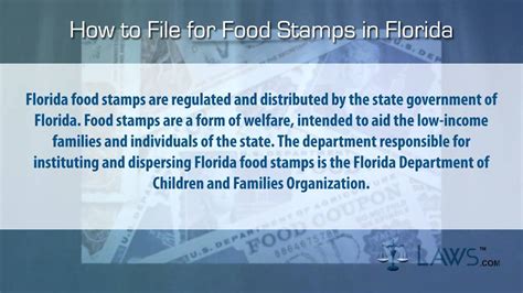 Florida food stamps interview process. How to File for Food Stamps Florida - YouTube