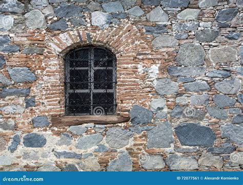 Window In Old Stone Wall Stock Image Image Of Color 72077561