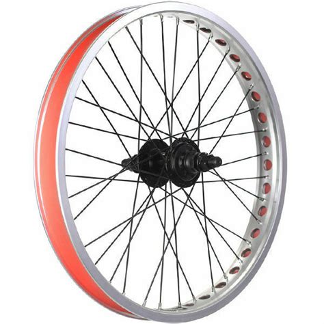 Buy Bmx Bike Wheelswheelset Wide Rim Silver Cd