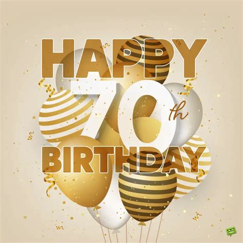 Happy Birthday Wishes For A 70 Year Old Birthday Theme
