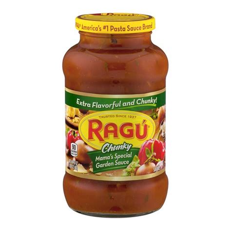 Ragu Sauce Mamas Special Garden Chunky 24 Oz From Shoprite Instacart