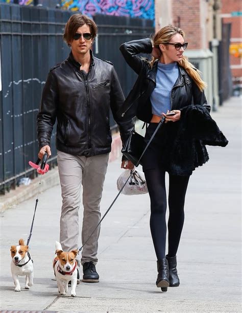 Candice Swanepoel Walks With Her Boyfriend Hermann Nicoli And Their