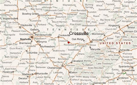Crossville Tn Map