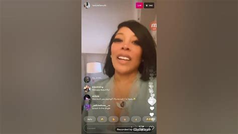 K Michelle Instagram Live 2122 Youtube