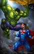 Superman vs Hulk by Aioras on DeviantArt
