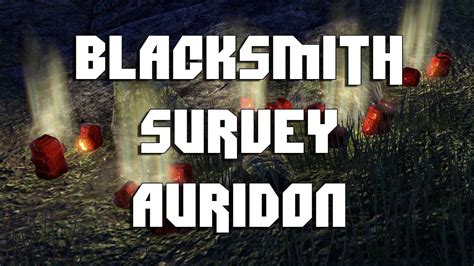 Blacksmith Survey Auridon Location Guide YouTube