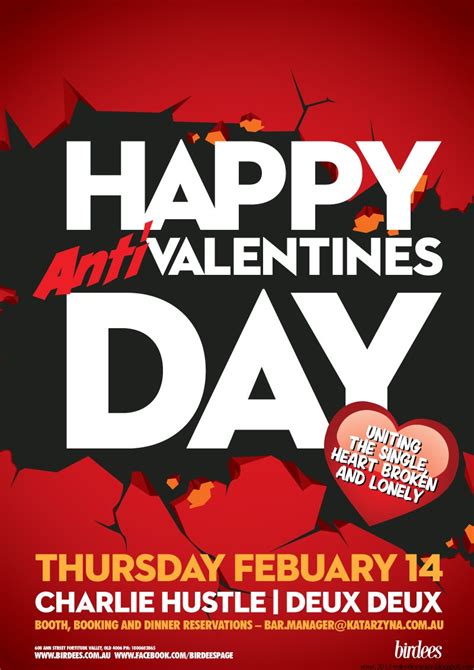Anti Valentine S Day Party Theme Posters Valentines Day Ideas