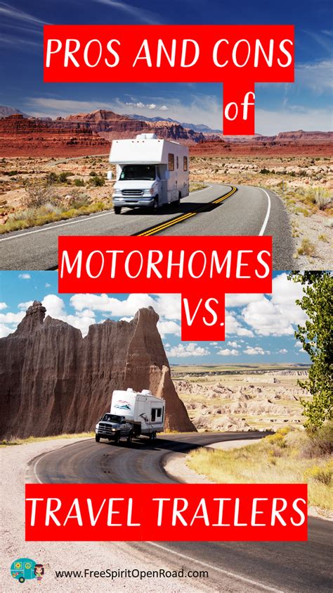 Pros And Cons Of Motorhomes Vs Travel Trailers Travel Trailer