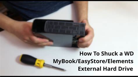 How To Shuckopen Wd Mybookeasystoreelements External Hard Drives