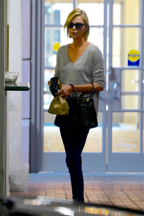 Charlize Theron Leaving The Doctors Office 08 Gotceleb