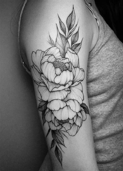 50 Desenhos De Tatuagem De Peônia Tatuagens Hd