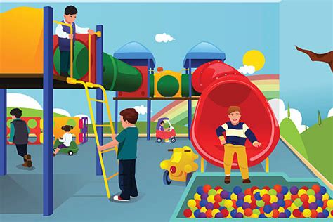 Indoor Playground Clip Art Vector Images And Illustrations Istock