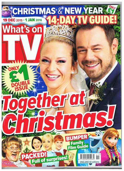 Cover Of Whats On Tv Christmas Edition Two Years Apart Rcasualuk