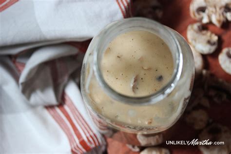Homemade Cream Of Mushroom Soup Unlikely Martha