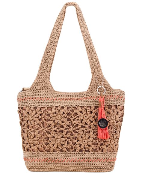 The Sak Casual Classics Large Crochet Tote In Natural Lyst