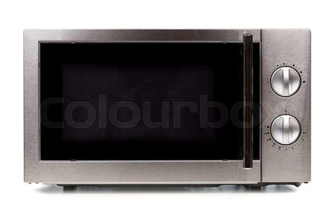 Microwave Front View Stock Image Colourbox