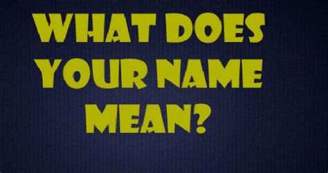 The meaning of the name judy is: What Does My Name Mean In English? - ProProfs Quiz