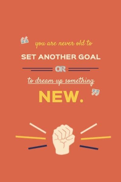 Customizable Set Another Goal Pinterest Post Templates Fotor Graphic
