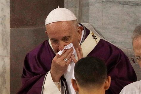 Pope Francis Sick A Day After Supporting Coronavirus Sufferers