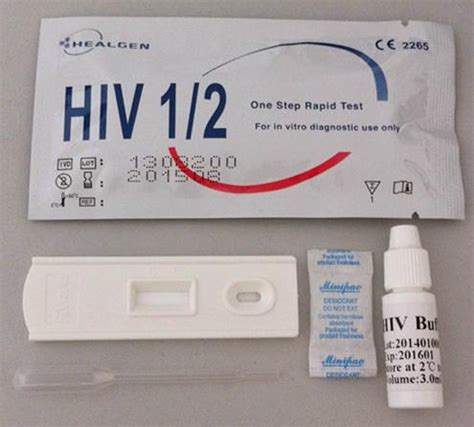 Rapid, inexpensive antigen tests can detect cases that would otherwise be missed, allowing people to isolate. HIV 1/2 One Step Rapid Test Cassette - HEALGEN;ORIENT GENE ...