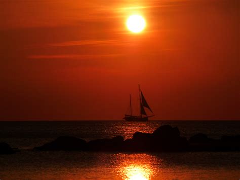 Free Images Beach Sea Coast Ocean Horizon Sun Sunrise Sunset