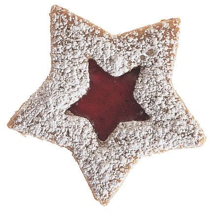 Austrian vanilla crescent cookies (vanillekipferl) krista · 16. Austrian Linzer Star Cookies (Gravity) | Christmas cookies ...