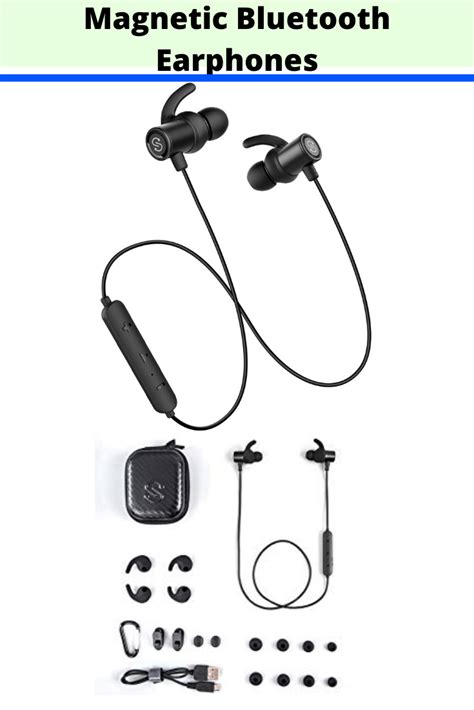Soundpeats Bluetooth Earphones Wireless 50 Magnetic Earbuds In Ear
