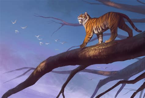 Tiger Animals Artist Artwork Digital Art Hd 4k Deviantart Hd
