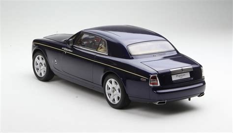 118 Kyosho Rolls Royce Phantom Coupe Hardtop Blue Diecast Car Model
