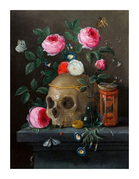 Still Life Floral Skull Hourglass Free Stock Photo Public Domain Pictures