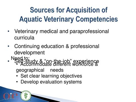 Ppt Professional Education And Aquatic Animal Health Powerpoint
