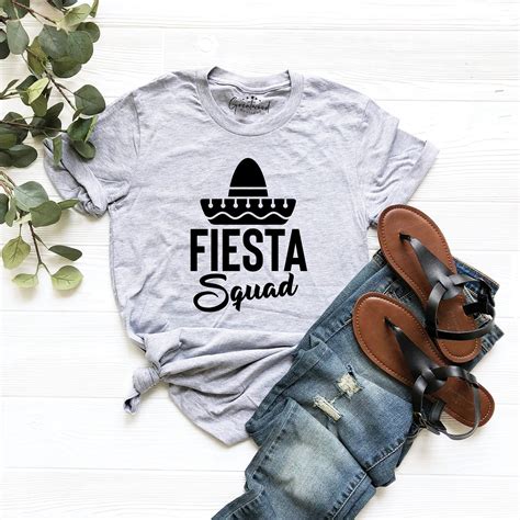 Fiesta Squad Shirt Bachelorette Shirt For Women Mexican Etsy