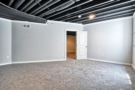 I truly can't believe the difference it made in the space literally right away. Painting basement ceiling black a good move? | Basement ...