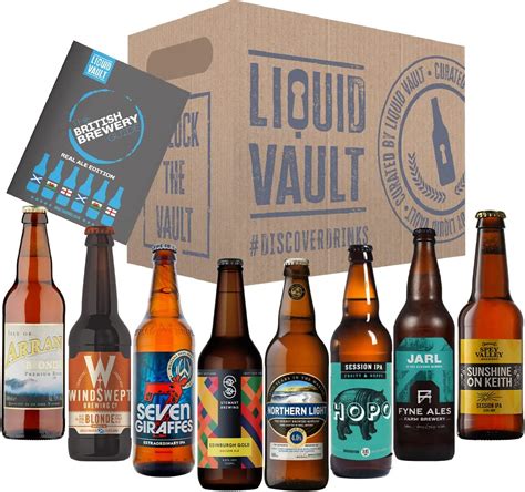 Scottish Real Ale Discovery Beer Box By Liquid Vault A Mixed Case Of 8