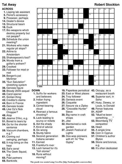 Merl Reagle Printable Crossword Puzzles Emma Crossword Puzzles