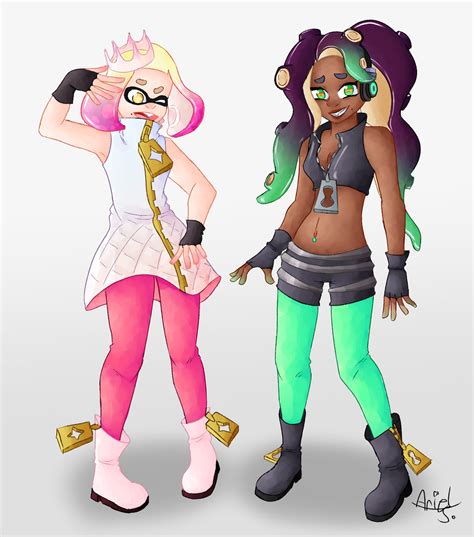 Splatoon 2 Pearl And Marina By Ibbywonder6 On Deviantart