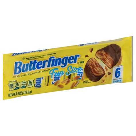 Butterfinger Fun Size Candy Bars 6 065 Oz Bars Hy Vee Aisles Online