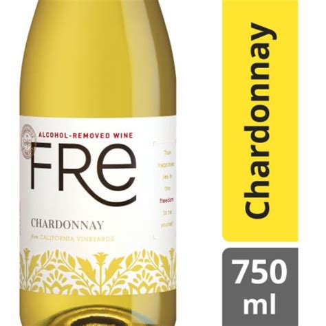 Fre Alcohol Removed Chardonnay White Low Calorie Non Alcoholic Wine