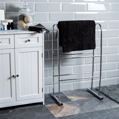 Home DiscountÃ‚Â Towel Stand 3 Tier Bathroom Rack Free Floor Standing