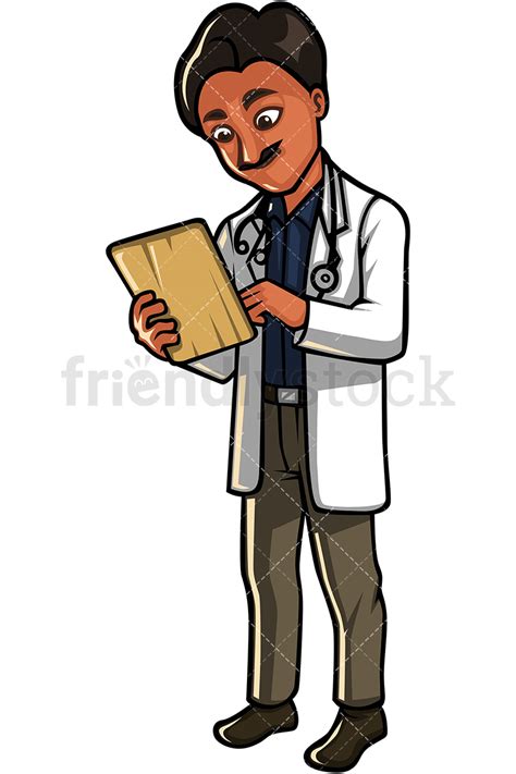 Indian Doctor Cartoon Vector Clipart Friendlystock