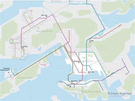 Hong Kong Rail Map City Train Route Map Your Offline Travel Guide