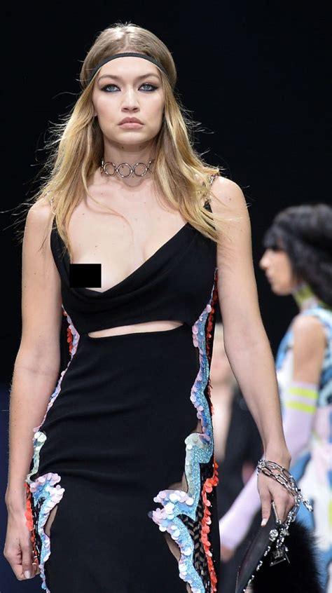 Gigi Hadid Handles Fashion Week Wardrobe Malfunction Like A Boss