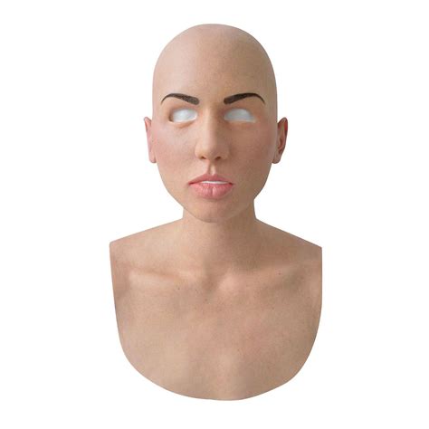 New Funny Mask Latex Skin Fake Bald Head Unisex Film Fashion Party Dress Skin Head Wig Cap Latex