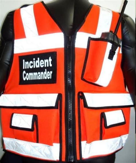 Ansi Ii Odot Incident Command Vest High Visibility Reflective Vest