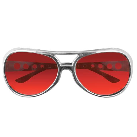 Red Rockstar Elvis Style Sunglasses 1133