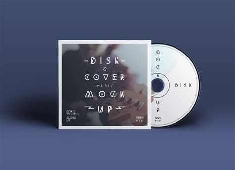 Free Cd Disk And Album Cover Title Mockup Psd Good Mockups